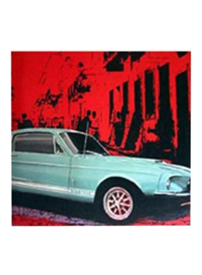 فوتو بلوك بوستر جداري للتزيين مع إطار أخضر/ أحمر/ أسود 15x15سم