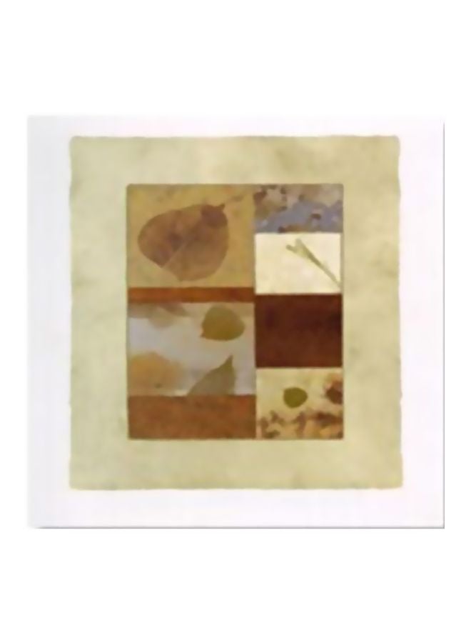 Decorative Wall Painting With Frame Multicolour 15x15cm