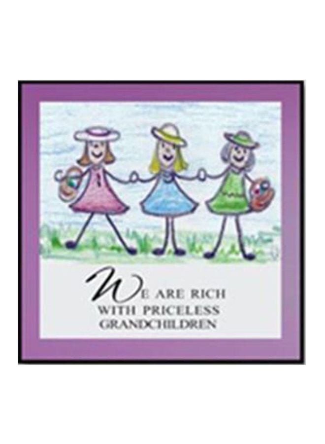 فوتو بلوك بوستر جداري للتزيين مع إطار متعدد الألوان 15x15سم