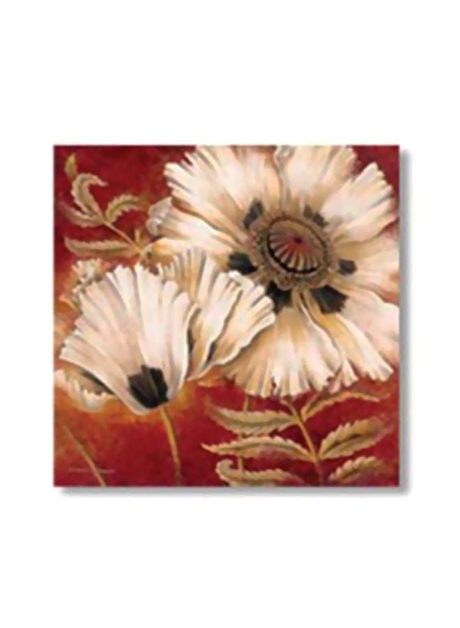 فوتو بلوك لوحة جدارية لتزيين الحائط مع إطار أبيض/أسود/بني 34x34سم