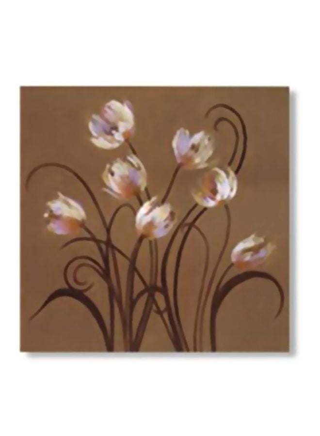 فوتو بلوك بوستر جداري للتزيين مع إطار أبيض/بني 20x20سم