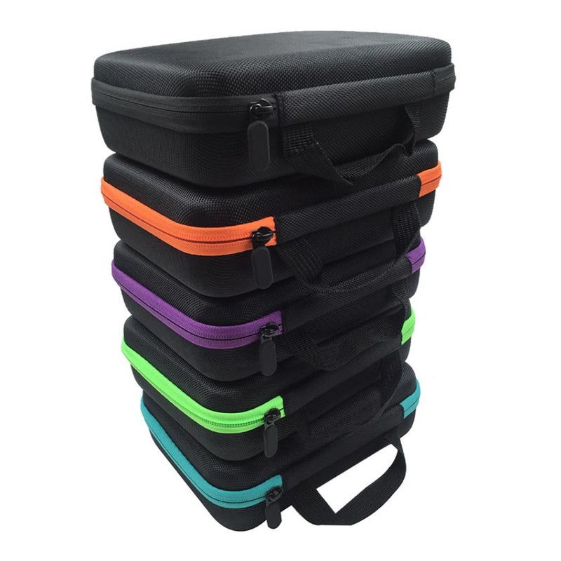 Bluelans Portable Shockproof Oil Storage Case Purple 30 Slots for 5/10/15ml - Image 2