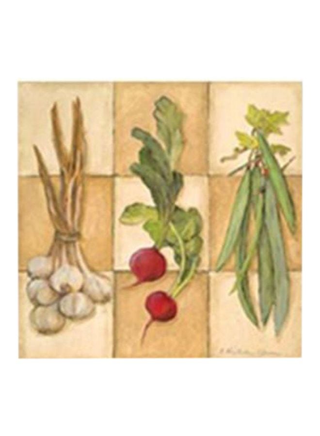 Decorative Wall Painting With Frame Multicolour 34x34cm