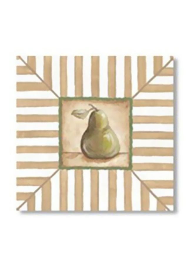 فوتو بلوك بوستر حائط للتزيين بيج/أخضر/أبيض 15x15سم