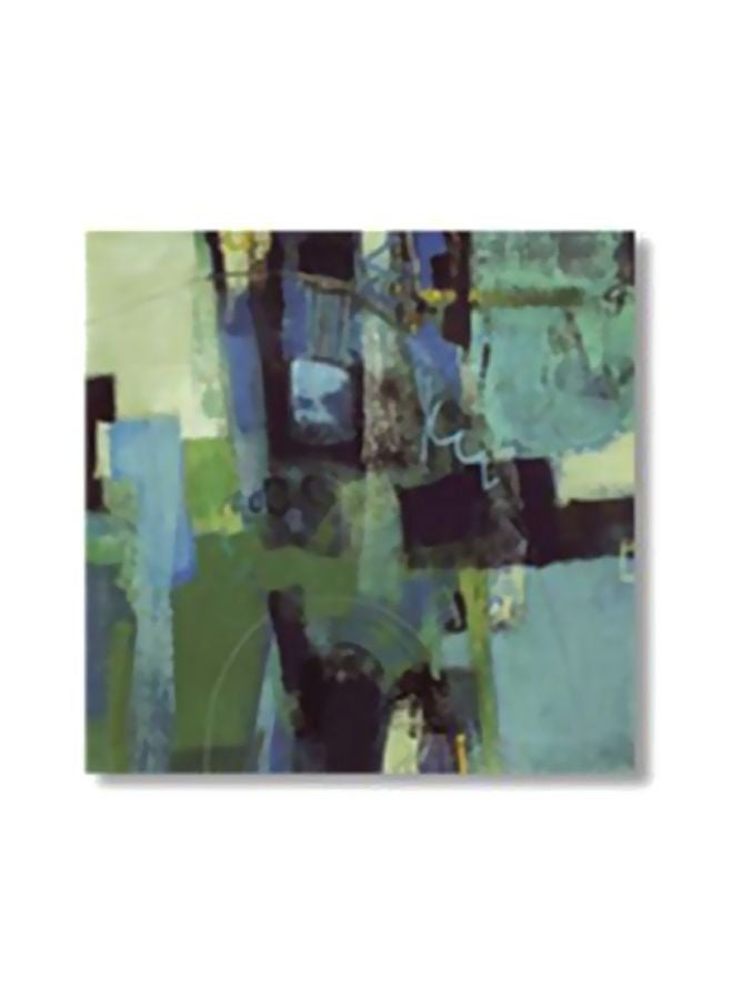 لوحة جدارية لتزيين الحائط مع إطار متعدد الألوان 34x34سم