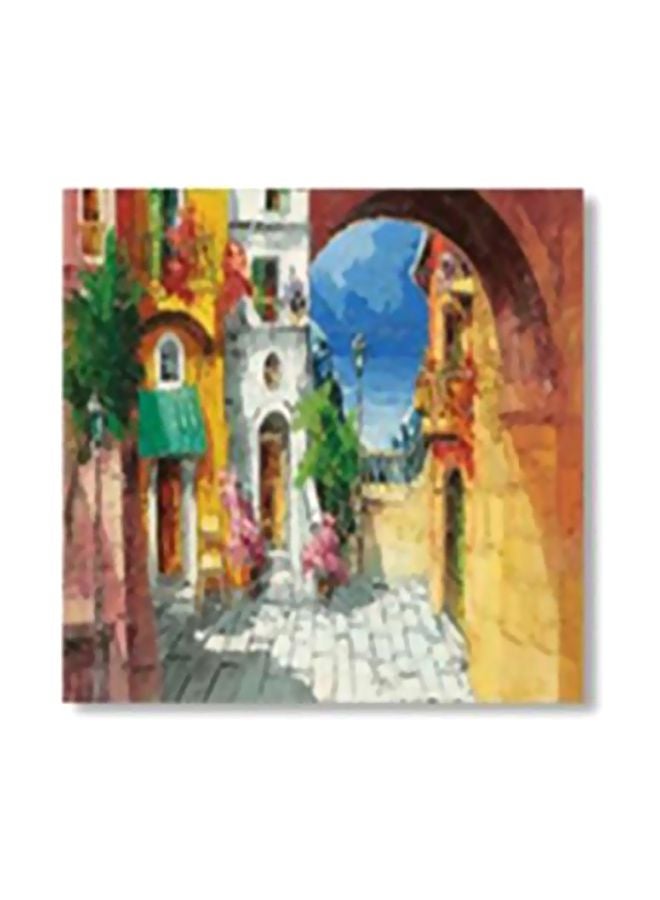 Decorative Tea Coaster Multicolour 24x24cm