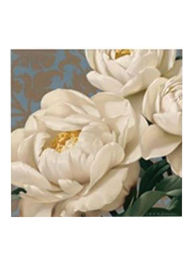 Decorative Wall Poster With Frame White 20x20cm