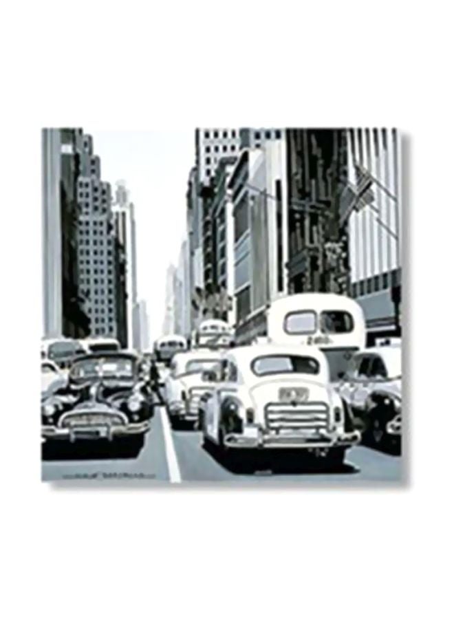 فوتو بلوك بوستر جداري للتزيين مع إطار أسود/ أبيض 15x15سم