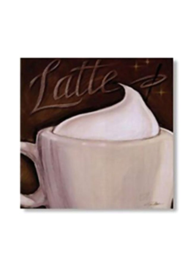 فوتو بلوك لوحة جدارية لتزيين الحائط مع إطار رمادي/أسود/بني 34x34سم