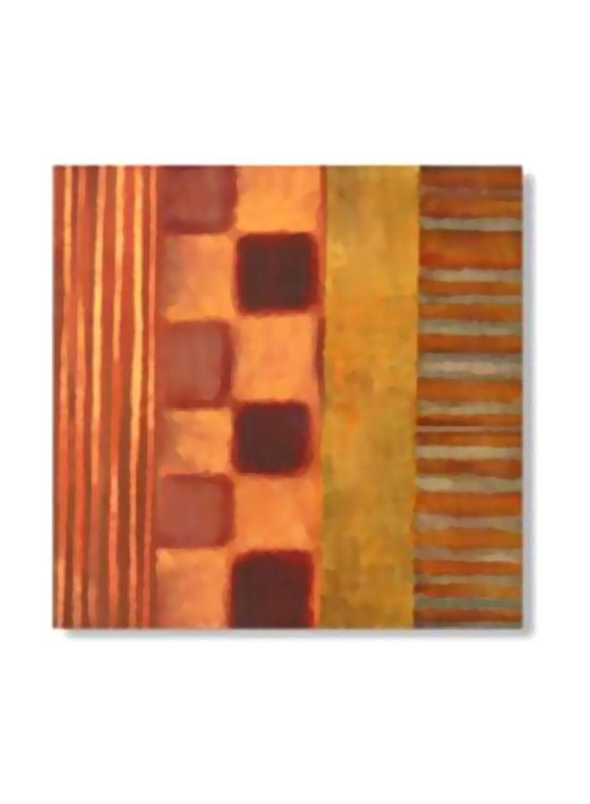 Decorative Wall Poster With Frame Multicolour 24x24cm