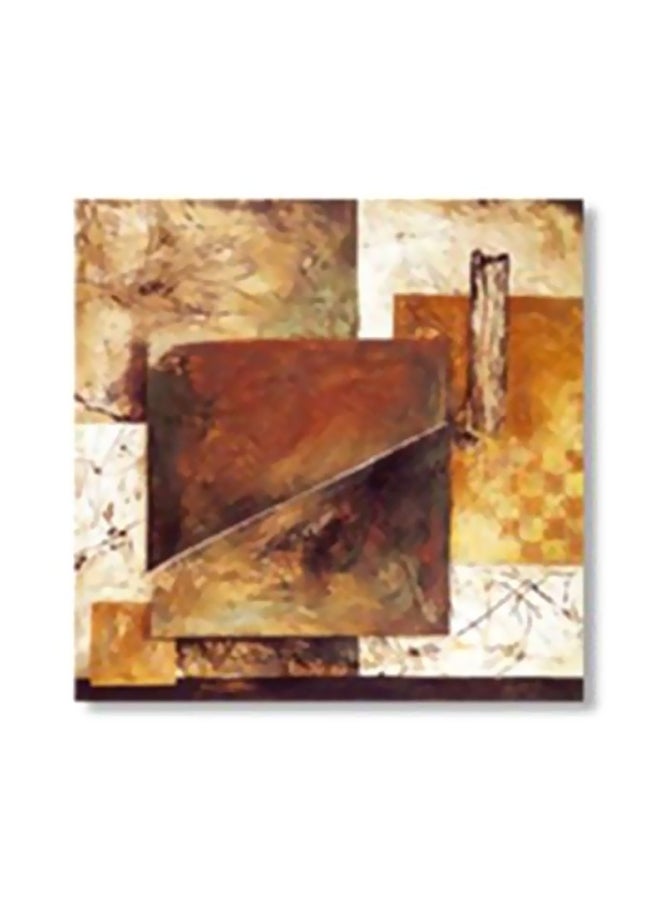 Decorative Wall Painting With Frame Multicolour 20x20cm