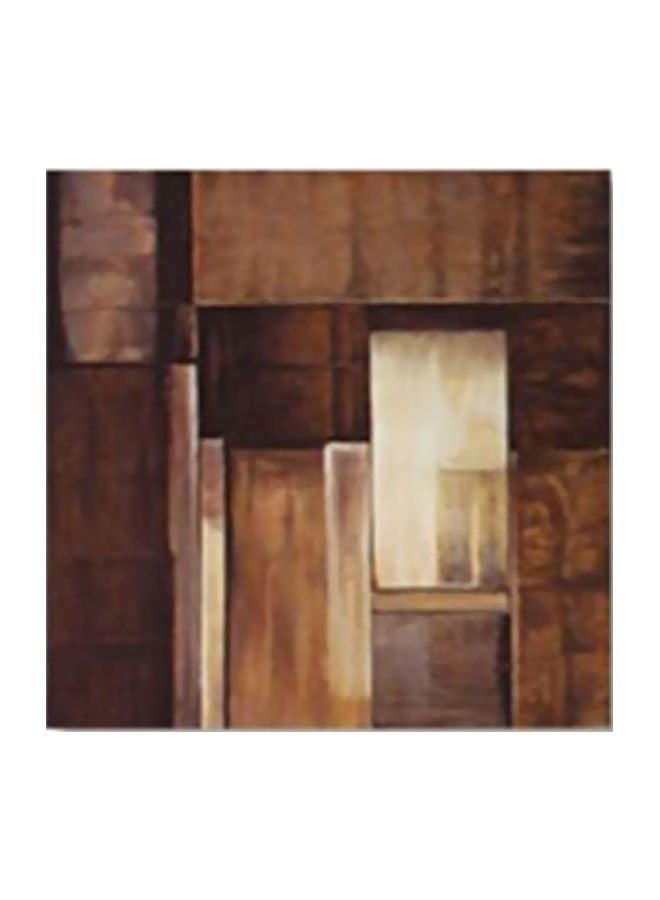 PHOTOBLOCK Decorative Wall Painting With Frame Brown/Beige 24x24cm