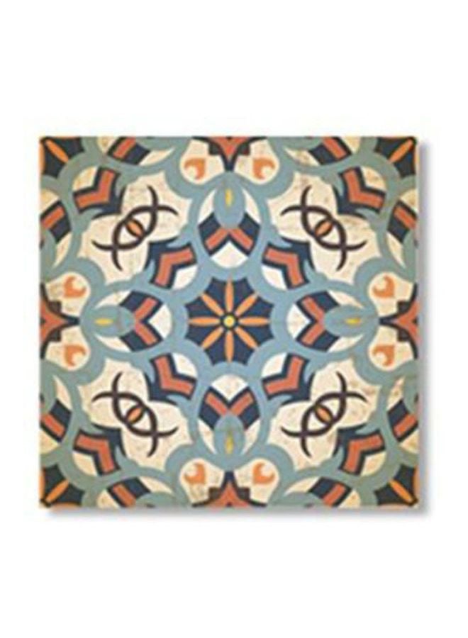 Decorative Wall Painting With Frame Multicolour 15x15cm