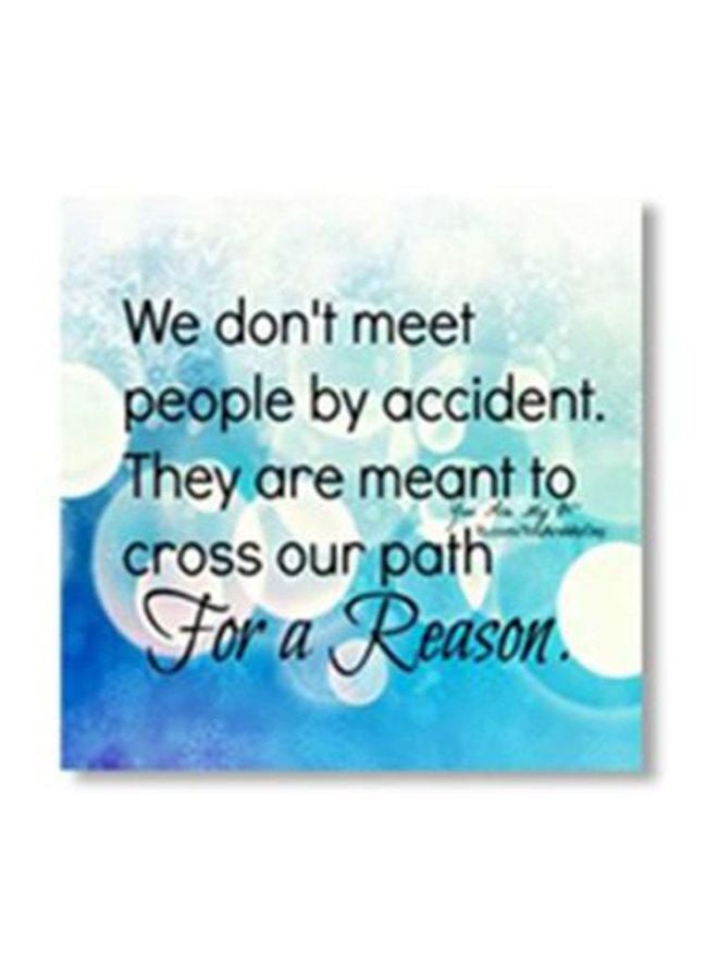 Decorative Wall Painting With Frame Multicolour 24x24cm