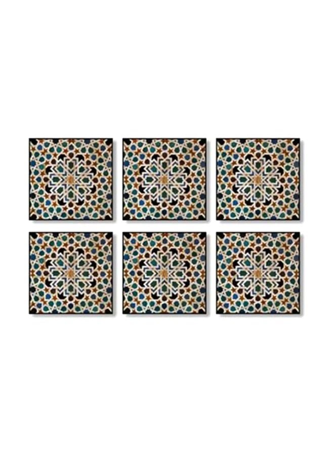 PHOTOBLOCK Decorative Tea Coaster Multicolour 9x9cm 