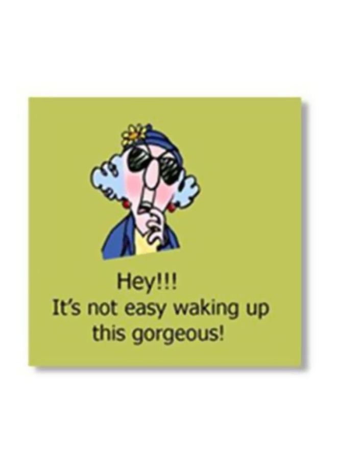 لوحة جدارية لتزيين الحائط مع إطار أزرق/أخضر/أسود 24x24سم