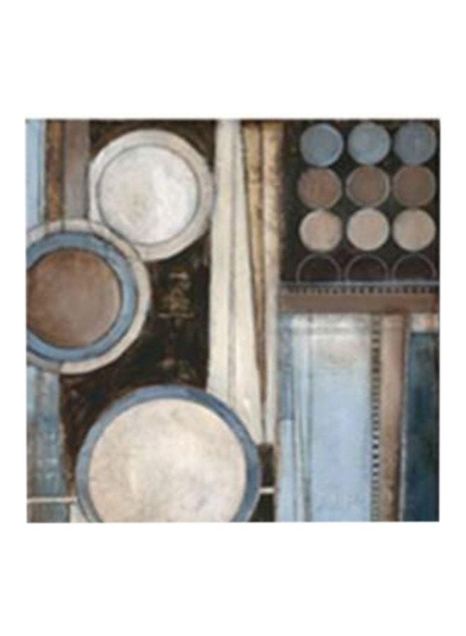 Decorative Wall Painting With Frame Multicolour 15x15cm