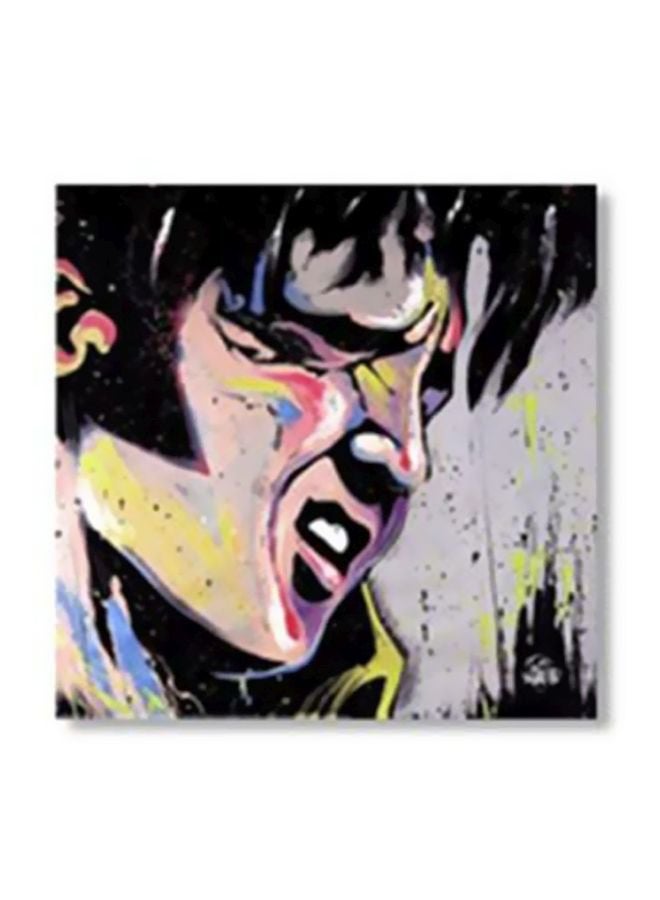 لوحة جدارية لتزيين الحائط مع إطار متعدد الألوان 30x30سم