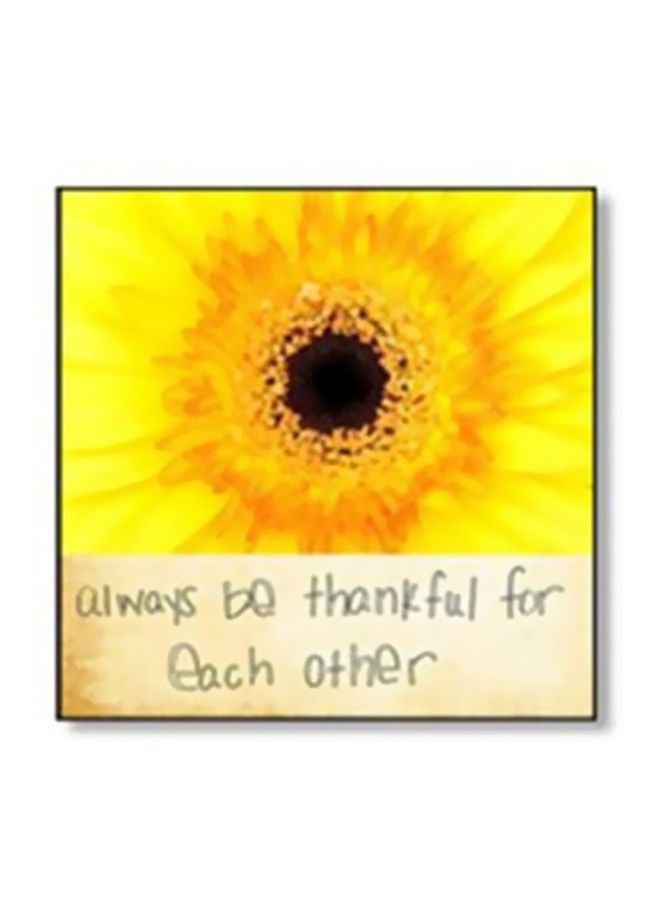 لوحة جدارية لتزيين الحائط مع إطار متعدد الألوان 15x15سم