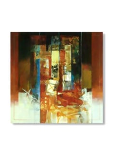 Decorative Wall Painting With Frame Multicolour 15x15cm