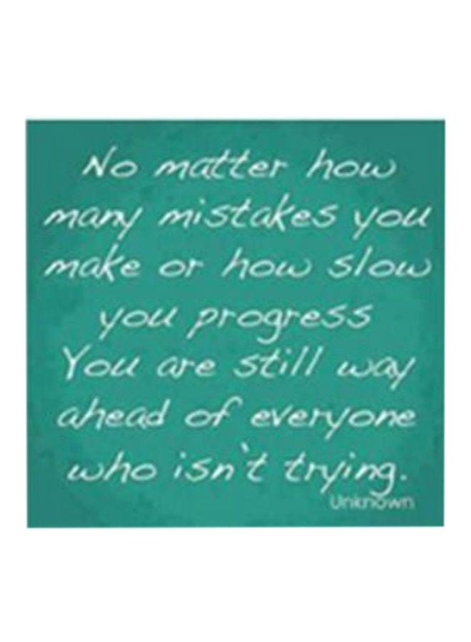 فوتو بلوك لوحة جدارية لتزيين الحائط مع إطار أخضر/أبيض 34x34سم