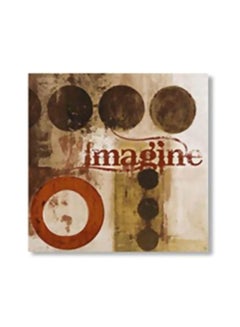 Decorative Wall Art With Frame Brown/Red/Orange 24x24cm