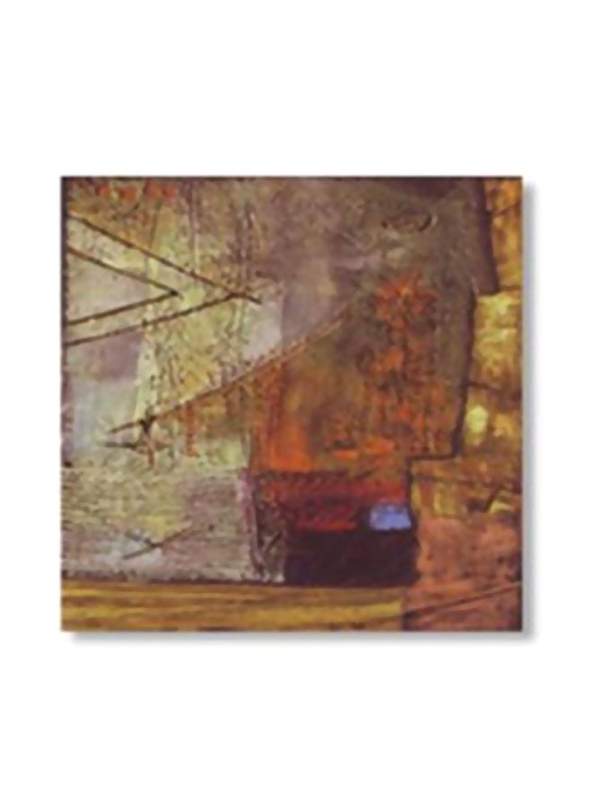 لوحة فنية لديكور الحائط بني 24x24سم