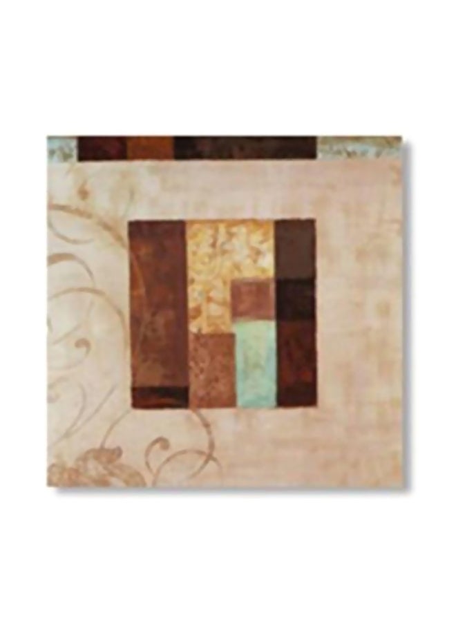 لوحة جدارية لتزيين الحائط مع إطار متعدد الألوان 15x15سم