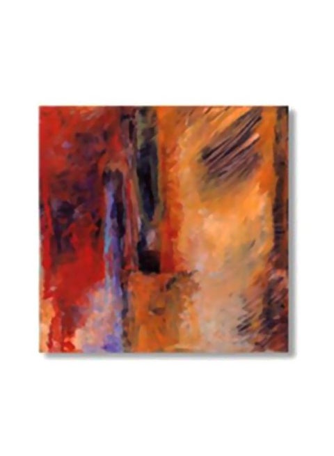 Decorative Wall Painting With Frame Multicolour 20x20cm