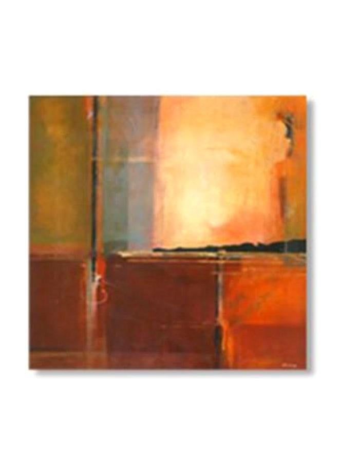 لوحة جدارية لتزيين الحائط مع إطار متعدد الألوان 34x34سم