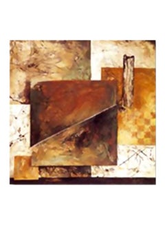 Decorative Wall Painting With Frame Multicolour 34x34cm