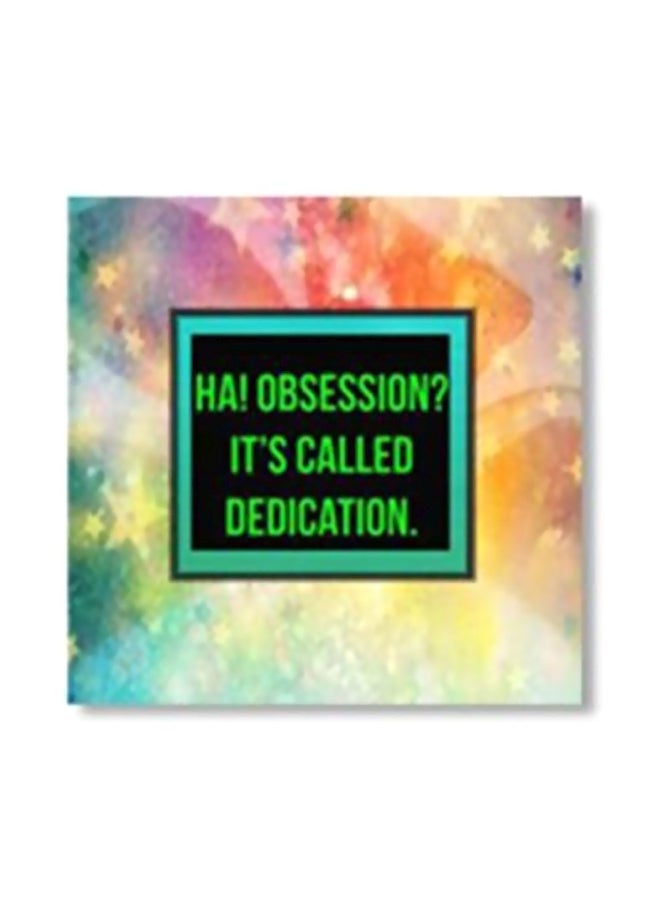 لوحة جدارية لتزيين الحائط مع إطار الأسود/ الأزرق/ البرتقالي 30x30سم