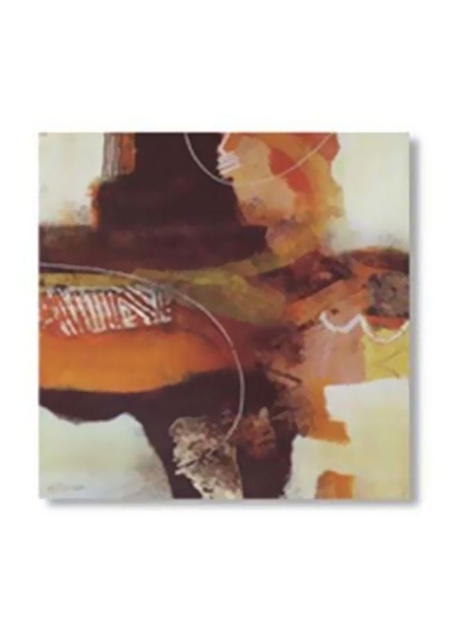 Decorative Wall Painting With Frame Multicolour 20x20cm