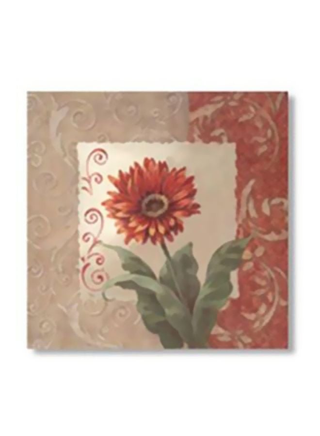 Decorative Wall Painting With Frame Multicolour 24x24cm