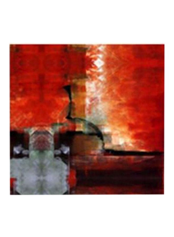 فوتو بلوك لوحة جدارية لتزيين الحائط مع إطار متعدد الألوان 34x34سم