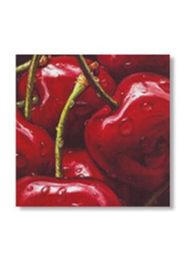 فوتو بلوك لوحة جدارية لتزيين الحائط مع إطار أحمر / أخضر 15x15سم