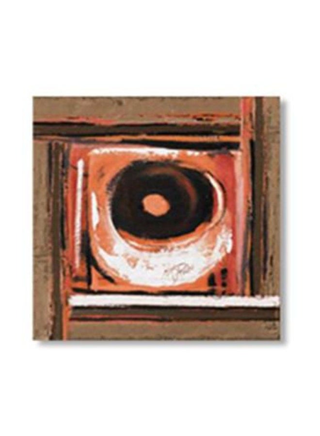 PHOTOBLOCK - Decorative Wall Art With Frame Brown/Red/Black 24x24cm - Image 1