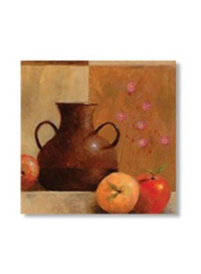 PHOTOBLOCK Decorative Wall Art With Frame Brown/Orange/Red 20x20cm