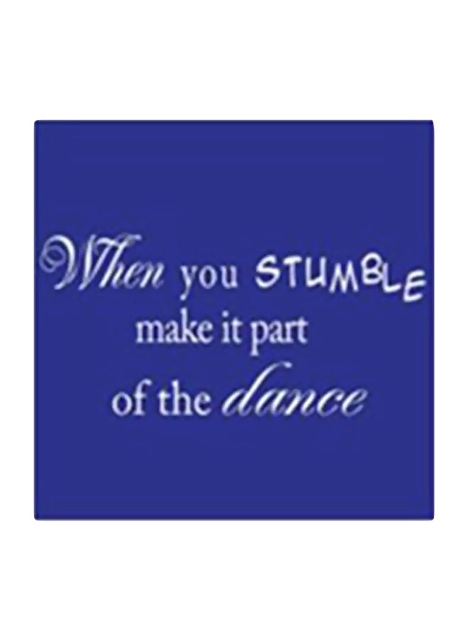 PHOTOBLOCK Decorative Wall Poster Blue/White 15x15cm 