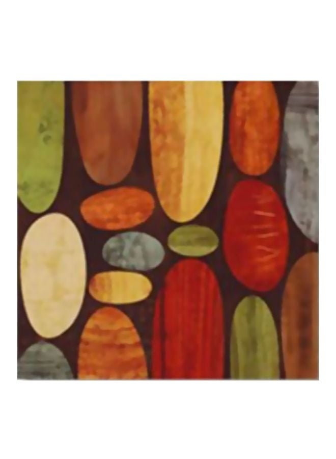 بوستر جداري للتزيين مع إطار متعدد الألوان 24x24سم