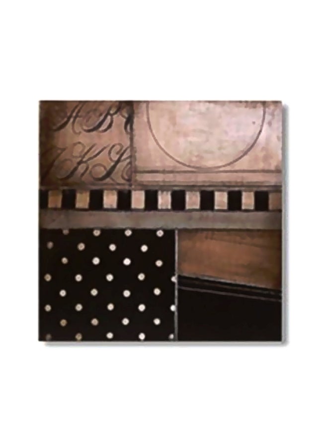 PHOTOBLOCK Decorative Wall Painting With Frame Grey/Beige/Brown 34x34cm