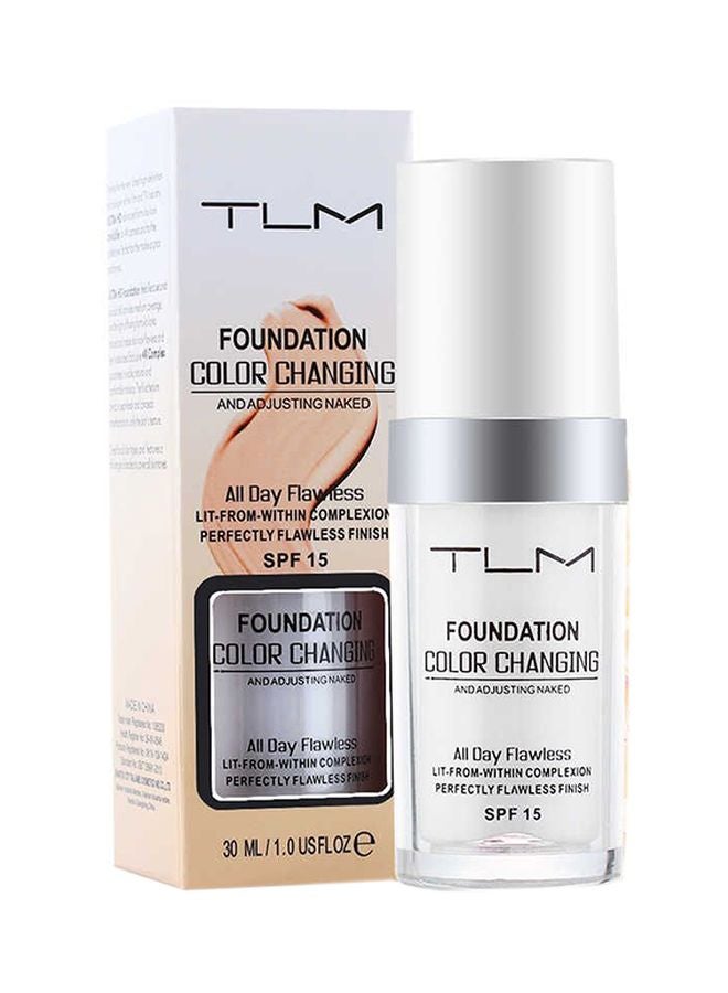 تي إل إم كريم أساس سائل ومتغير اللون مع عامل الحماية من الشمس 15 شفاف - Image 1