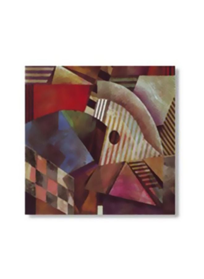 Decorative Wall Art With Frame Multicolour 24x24cm