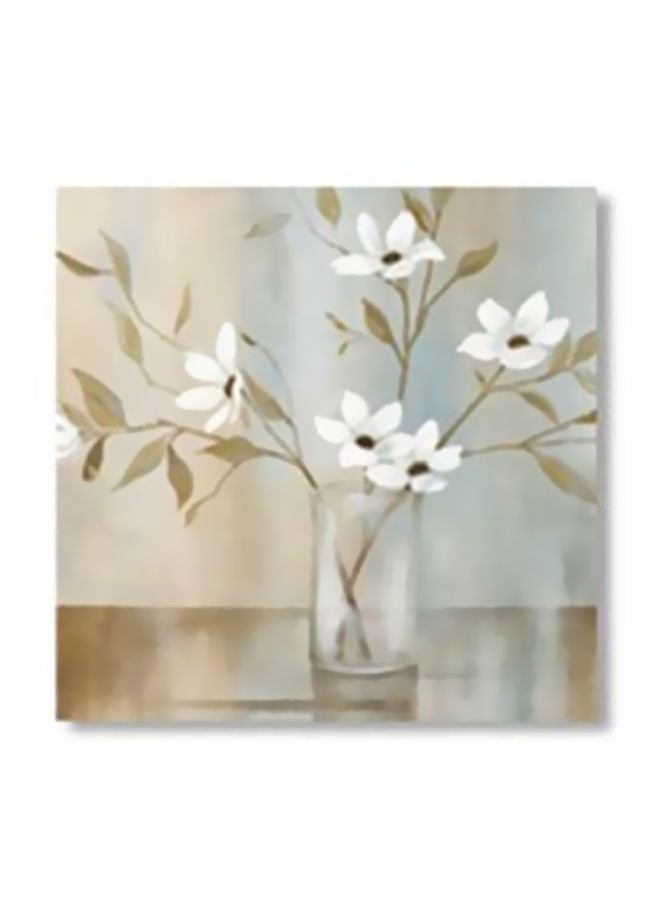 Decorative Wall Painting With Frame Multicolour 24x24cm