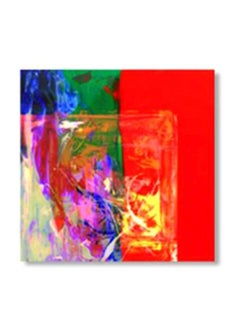 Abstract Patterned Decorative Wall Frame Red/Green/Blue 34x34cm