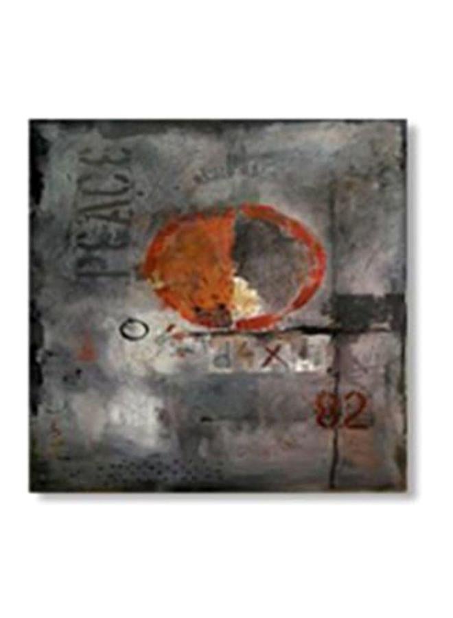 PHOTOBLOCK Abstract Patterned Decorative Wall Frame Grey/Orange/Black 20x20cm 
