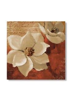 Decorative Wall Art With Frame White/Brown/Beige 30x30cm