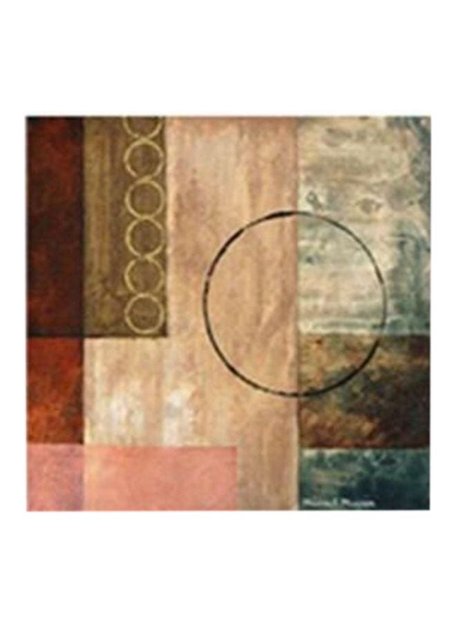 لوحة جدارية لتزيين الحائط مع إطار متعدد الألوان 30x30سم