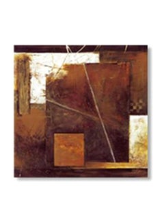 Abstract Patterned Decorative Wall Frame Grey/Brown/Beige 15x15cm