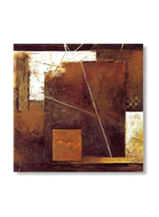 PHOTOBLOCK - Abstract Patterned Decorative Wall Frame Grey/Brown/Beige 15x15cm - Image 1